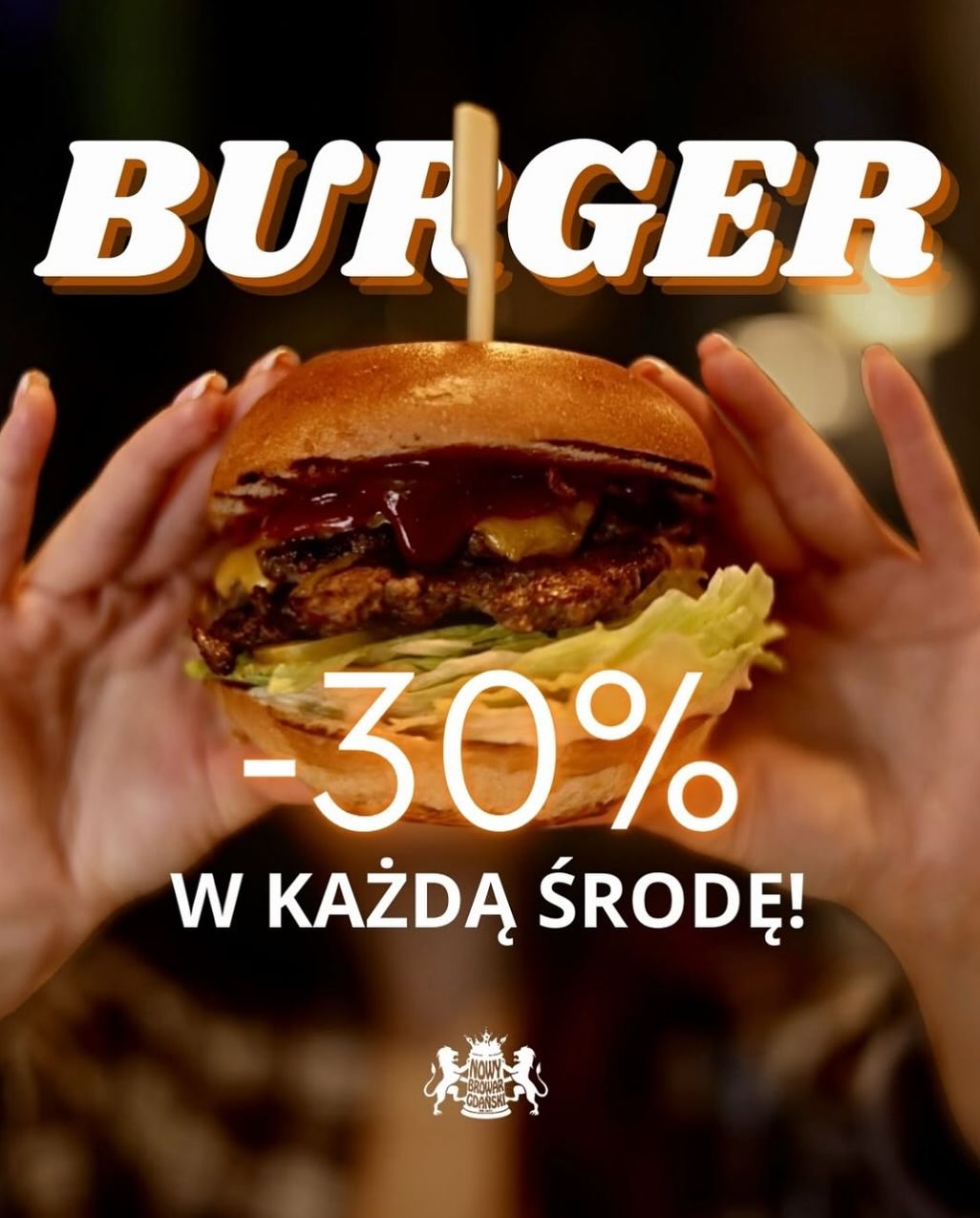 -30% na BURGERY